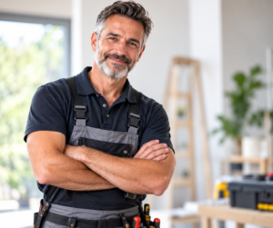 Professionnel répondant à une demande